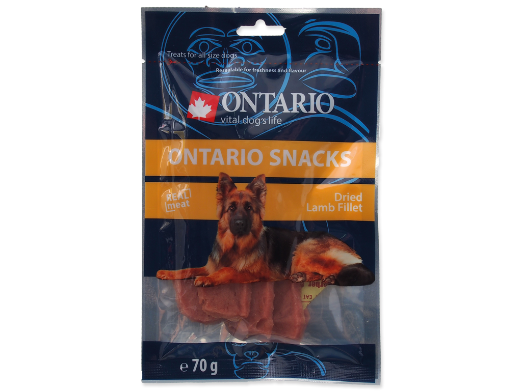 ONTARIO Snack Tør lammefilet 70g
