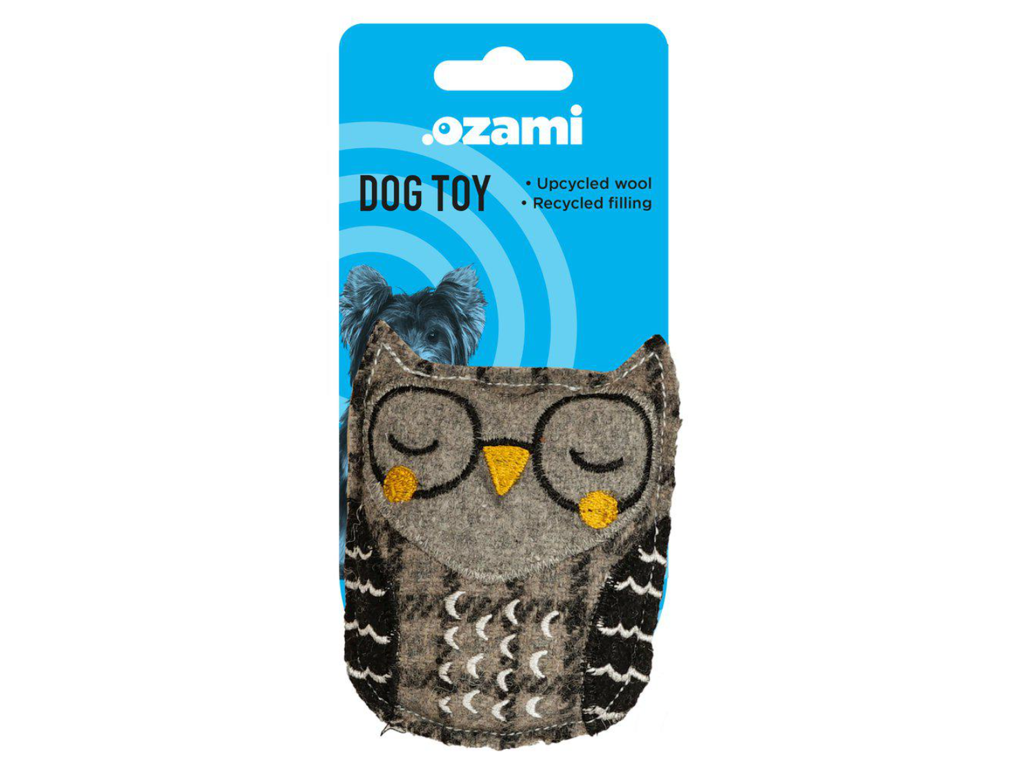 Hundelegetøj weekend ugle s 11x8,5x3CM