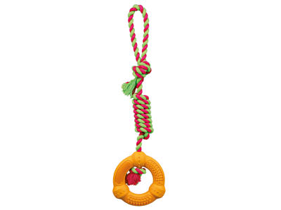 Denta Fun ring on a rope, 12 cm/41 cm