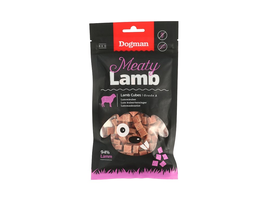 DOGMAN MEATY LAM CUBES 80G