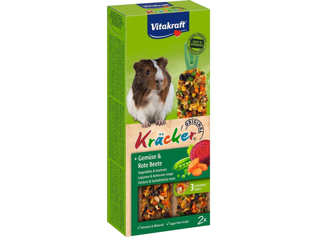 Kräcker Marsvin Grøntsager/Rødbede