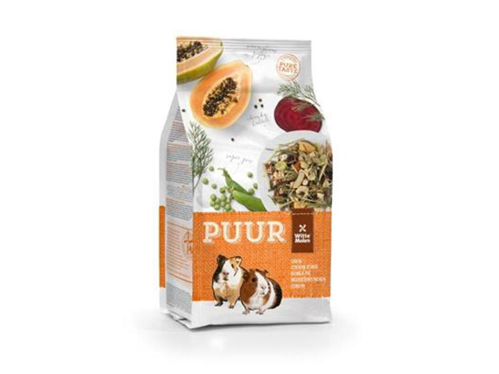 PUUR Marsvin 2,5 kg – Naturligt Fuldfoder med Urter og C-vitamin