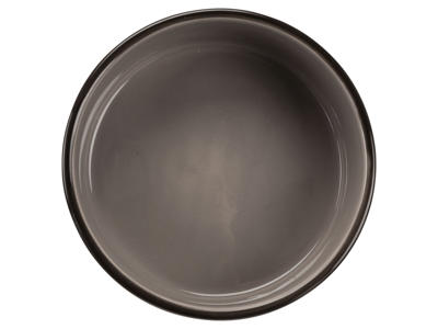 Keramik skål brun m.potter 0,8