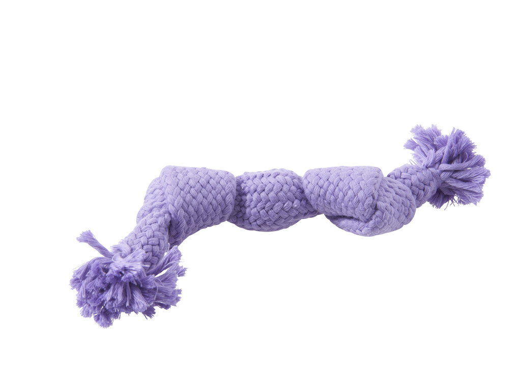 BUSTER Colour Squeak Rope, lilla, S
