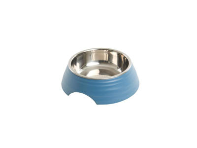 BUSTER Frosted Ripple skål støvet blå, str. S