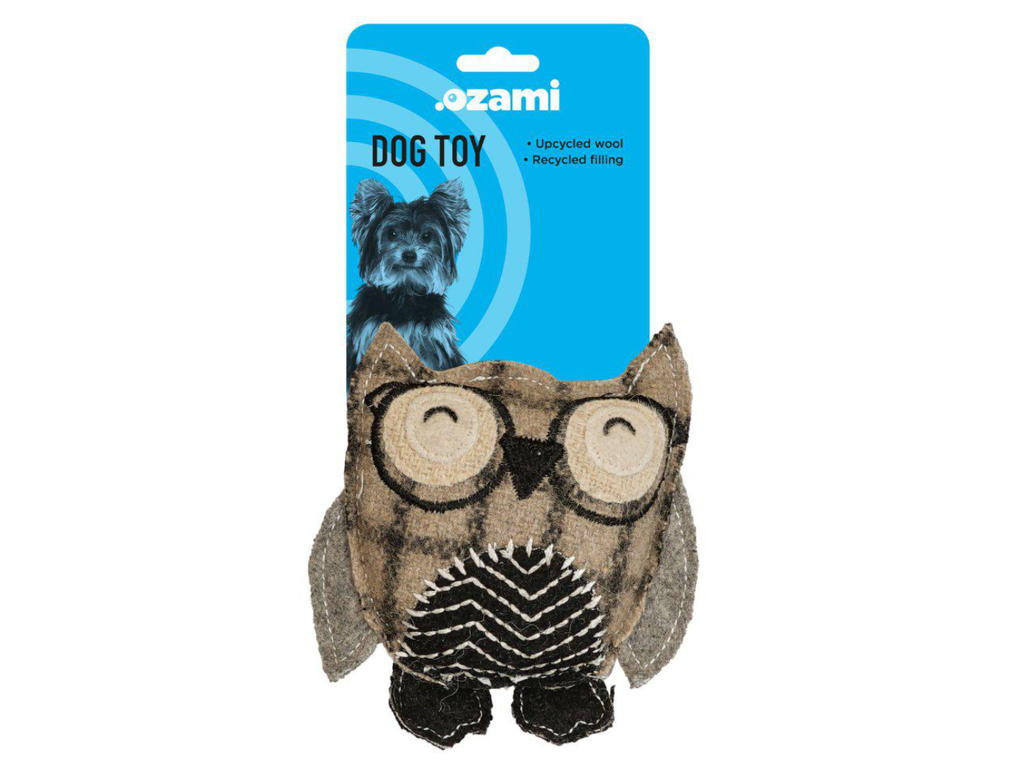Hundelegetøj Errol Owl S 11x8,5x3cm
