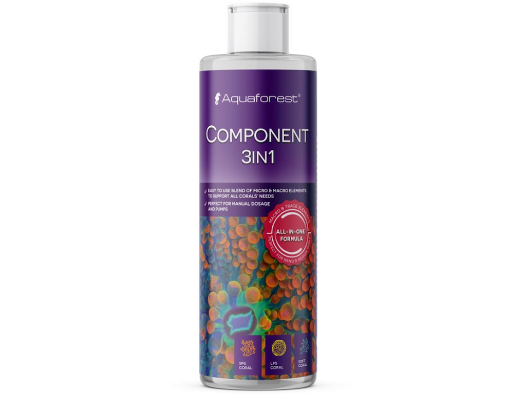 Aquaforest Component 3 in 1 500 ml – Alt-i-Én Balling Tilskud til Saltvandsakvarier