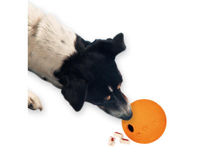 Snackbold, naturgummi  9cm