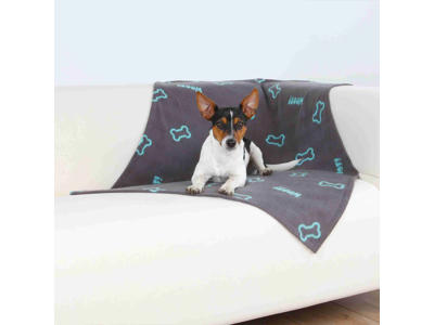 Fleecetæppe Beany, 100 × 70 cm, taupe