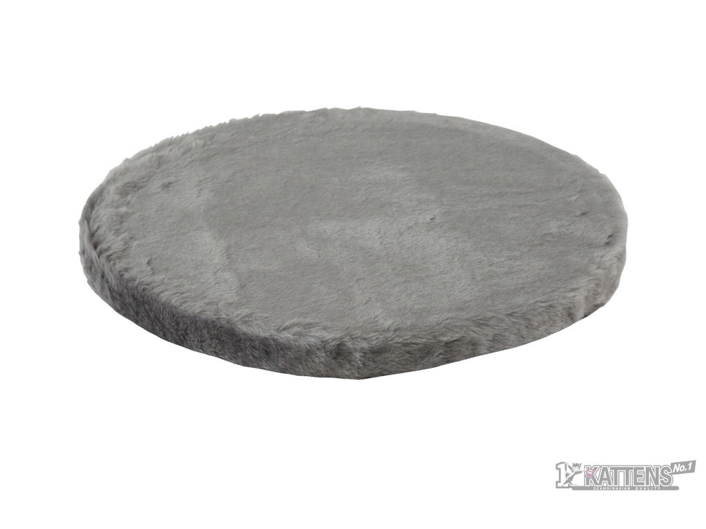 KATTENS NO. 1. RUND HYLDE GRÅ Ø 30 CM