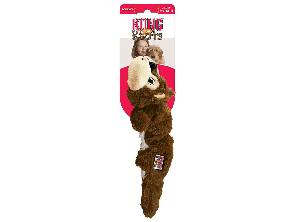 KONG SCRUNCH KNOTS SQUIRREL M/L 36x10x6CM
