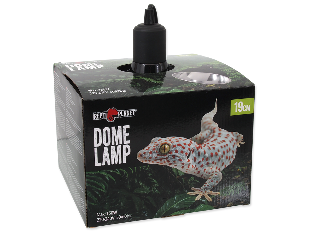 Keramisk lampeholder til terrarier med reflektor høj