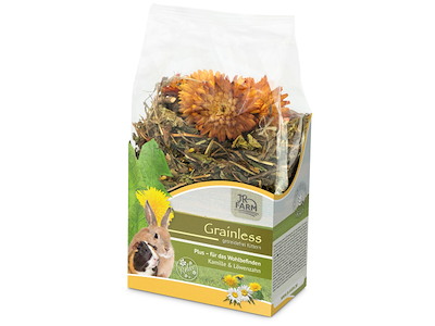 JR Grainless PLUS Kamille/Mælkebøtte100g