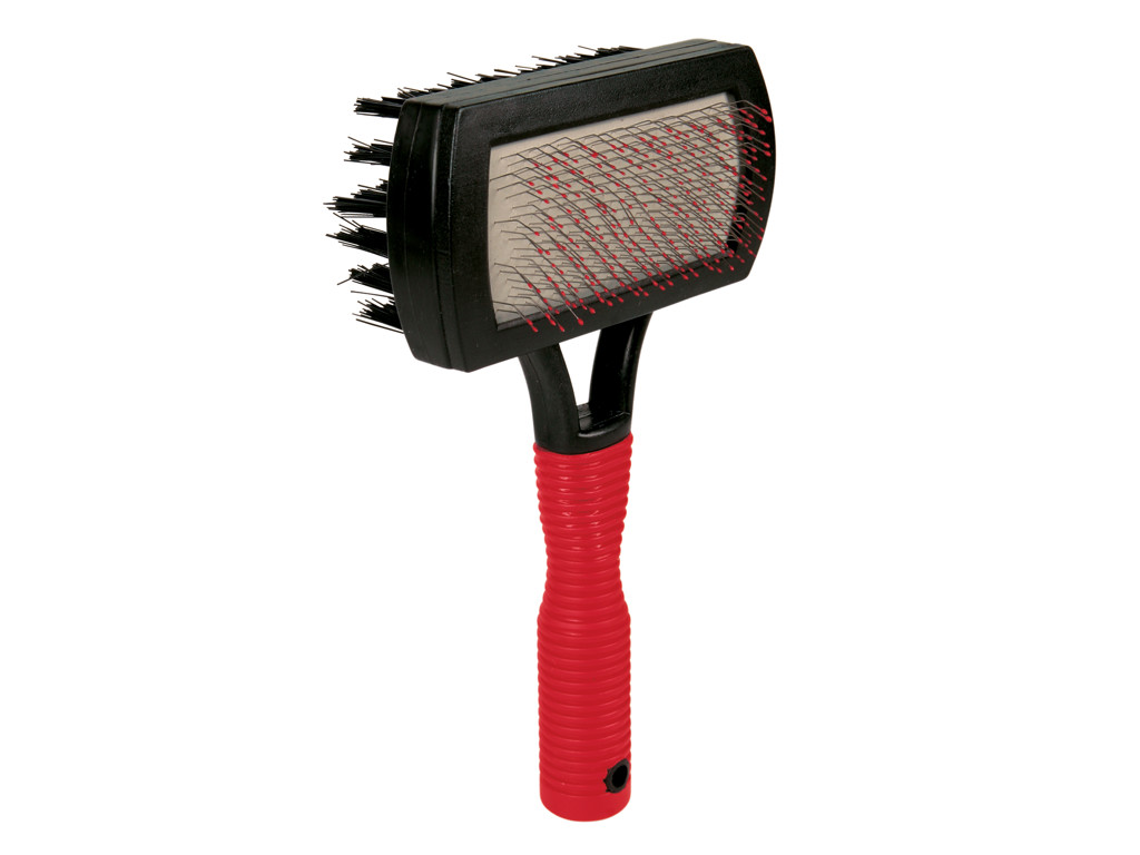 Plastikbørste dobbelt 17x10cm