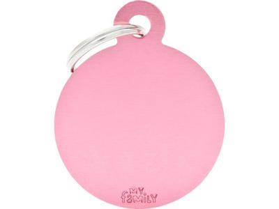 MY FAMILY PINK BIG CIRCLE Ø 3 CM