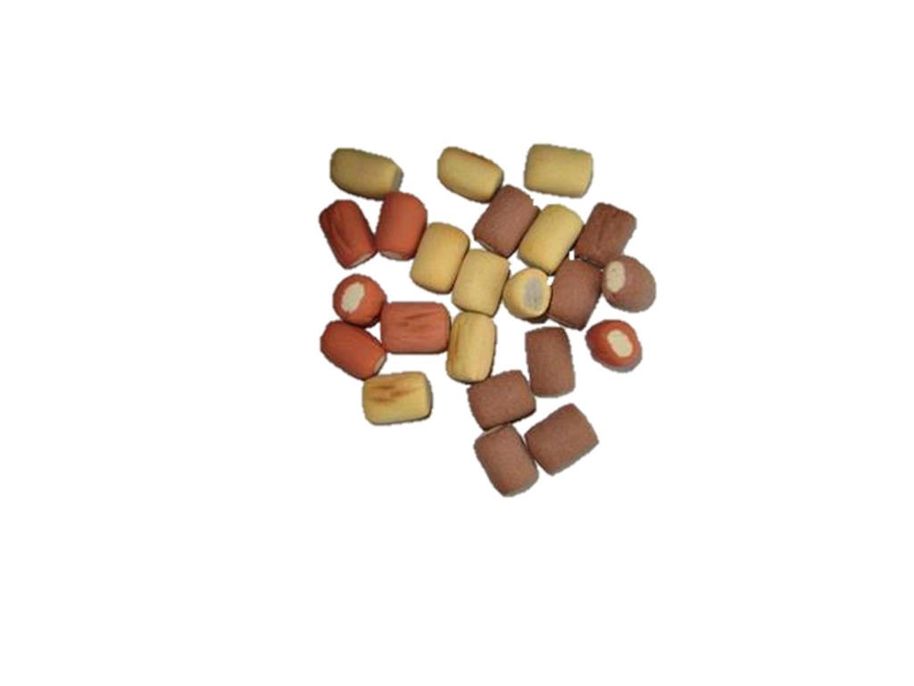 Hundekiks MINI Marv farvet MIX 10 kg.