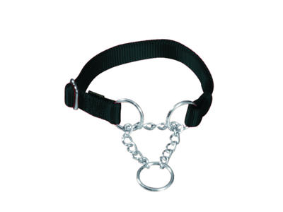 Premium Kvælerhalsb. 35 - 50 cm/20mm, sort