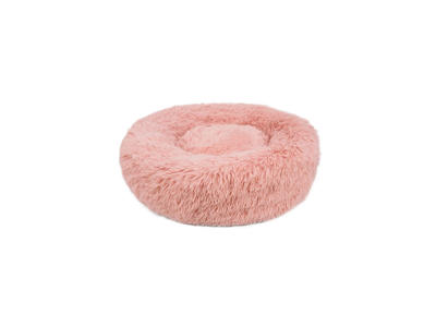 Fluffy hundeseng M, rosa 76,5x76,5cm