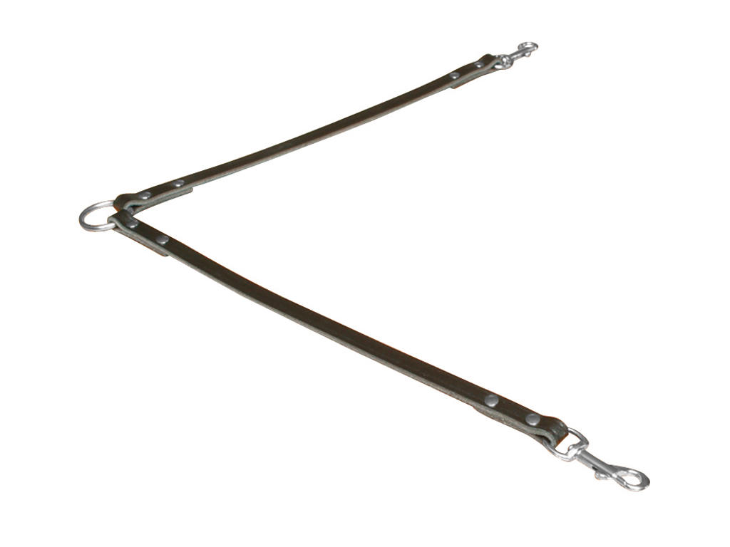 Læderkobbel sort 10 mm 30 cm