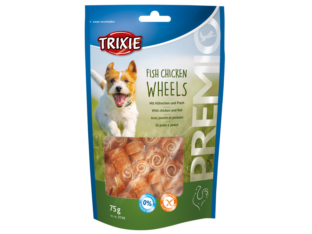 PREMIO Fish Chicken Wheels, 75 g