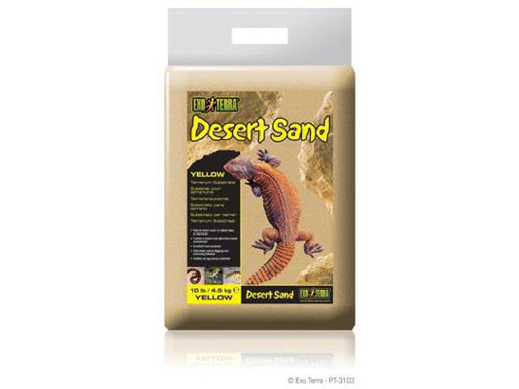 ExoTerra sand 4,5 kg, gul ks. 