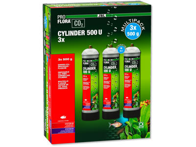 JBL proflora co2 cylinder 500 U 3x500g,