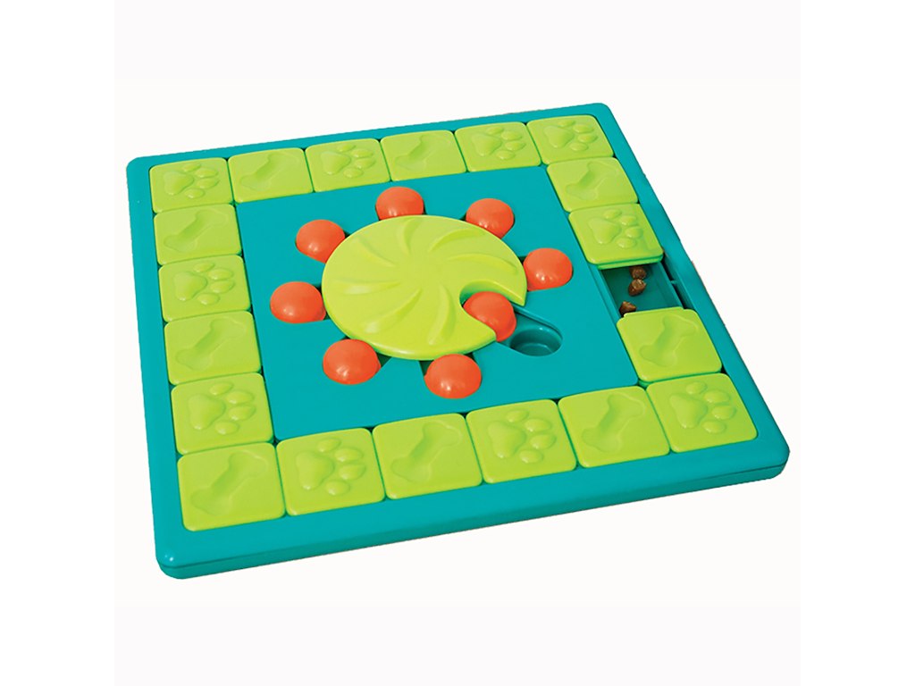 Nina Ottosson MultiPuzzle Blå SV4 38 x 38 x 4,5 cm – Avanceret Hundespil