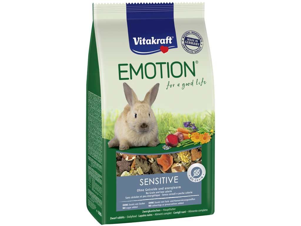 Vitakraft Emotion kanin Sensitive 600g