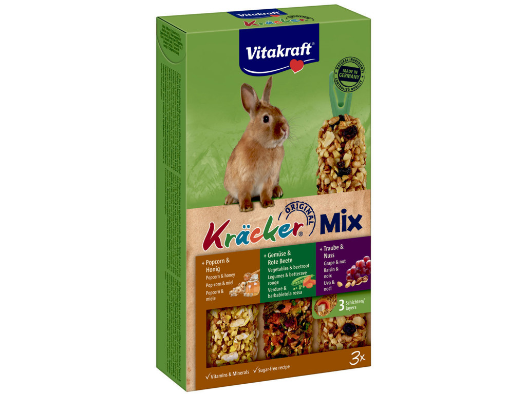 VITAKRAFT HONNING/NØD/GRØNTSAG 168 G