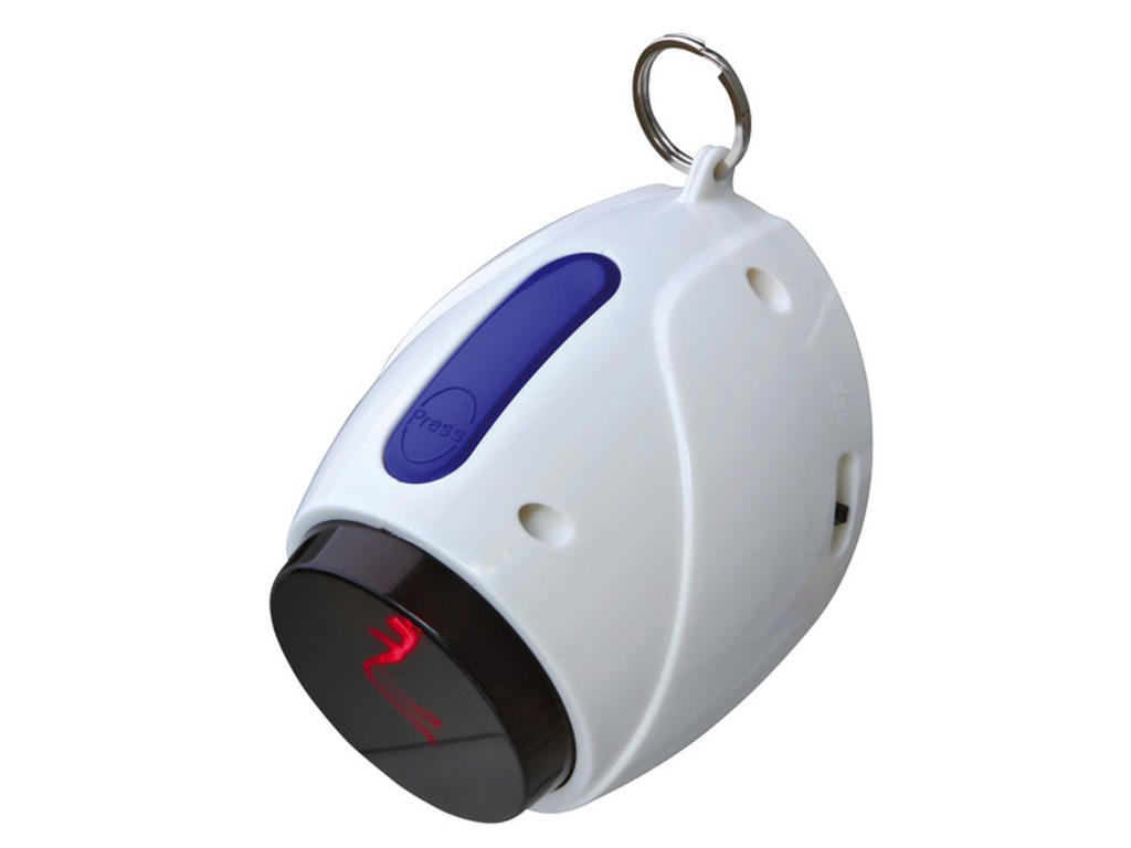 Moving Light Laser pointer, 11cm, hvid/blå