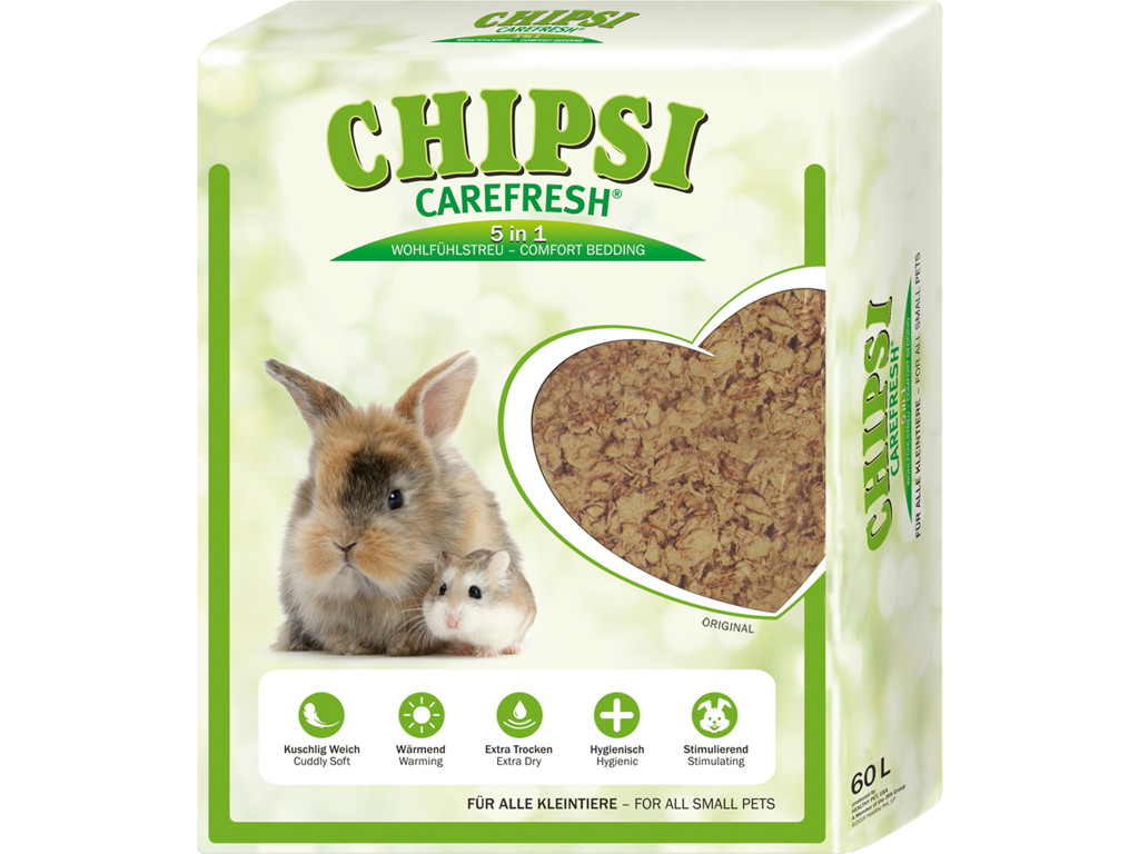 Chipsi papirgranulat natur 60L