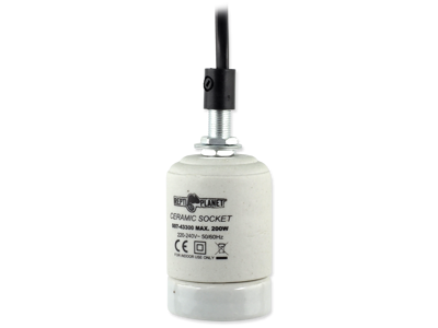 Keramisk lampeholder 200W