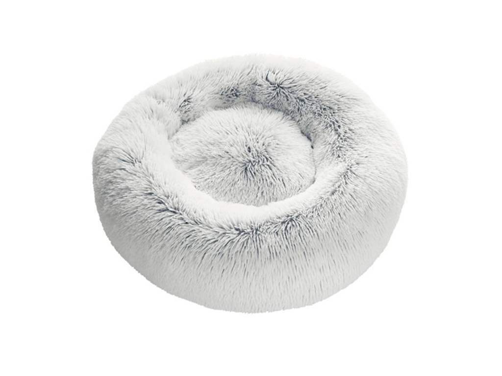 Hunter Loppa Donut hunde- og katteseng M – hvid, Ø60 cm