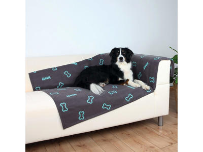 Barney fleece blanket, 150 × 100 cm, taupe