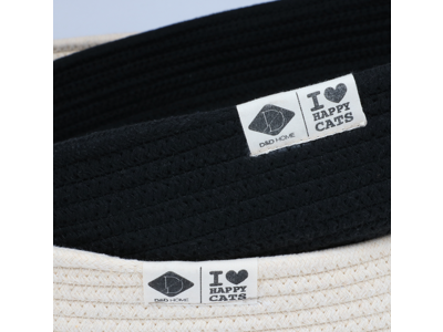 D&D CAT Stofkurv JESS Ø45 cm. Sort