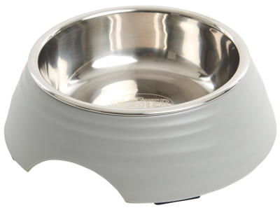 BUSTER Frosted Ripple Bowl, mat grå, S