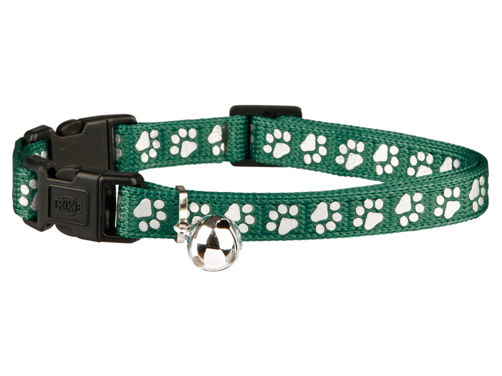 Cat collar, with double-buckle, reflective