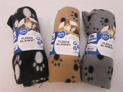 Hundetæppe "poter" 100x70 cm