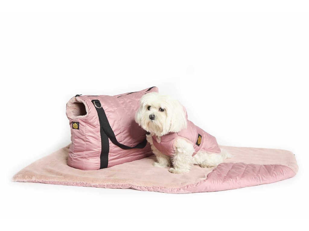 Italy Fashion Tæppe med Plysbagside – 70 × 100 cm Rosa