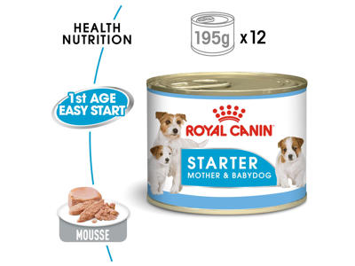 SHN STARTER MOUSSE HUNDEFODER 195 G