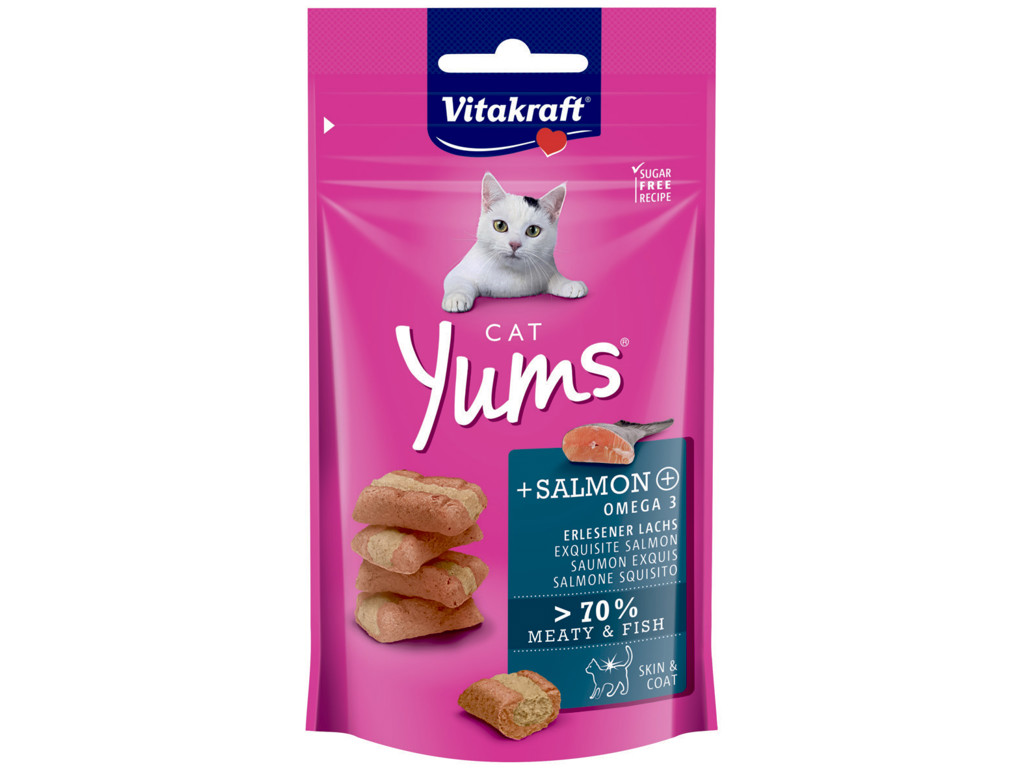 cat yums laks&omega 40g