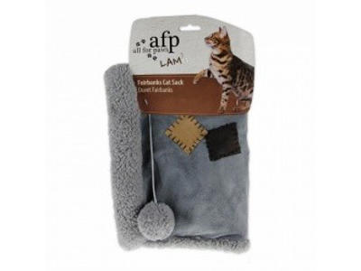 Kattesovepose med knas i lammeskind