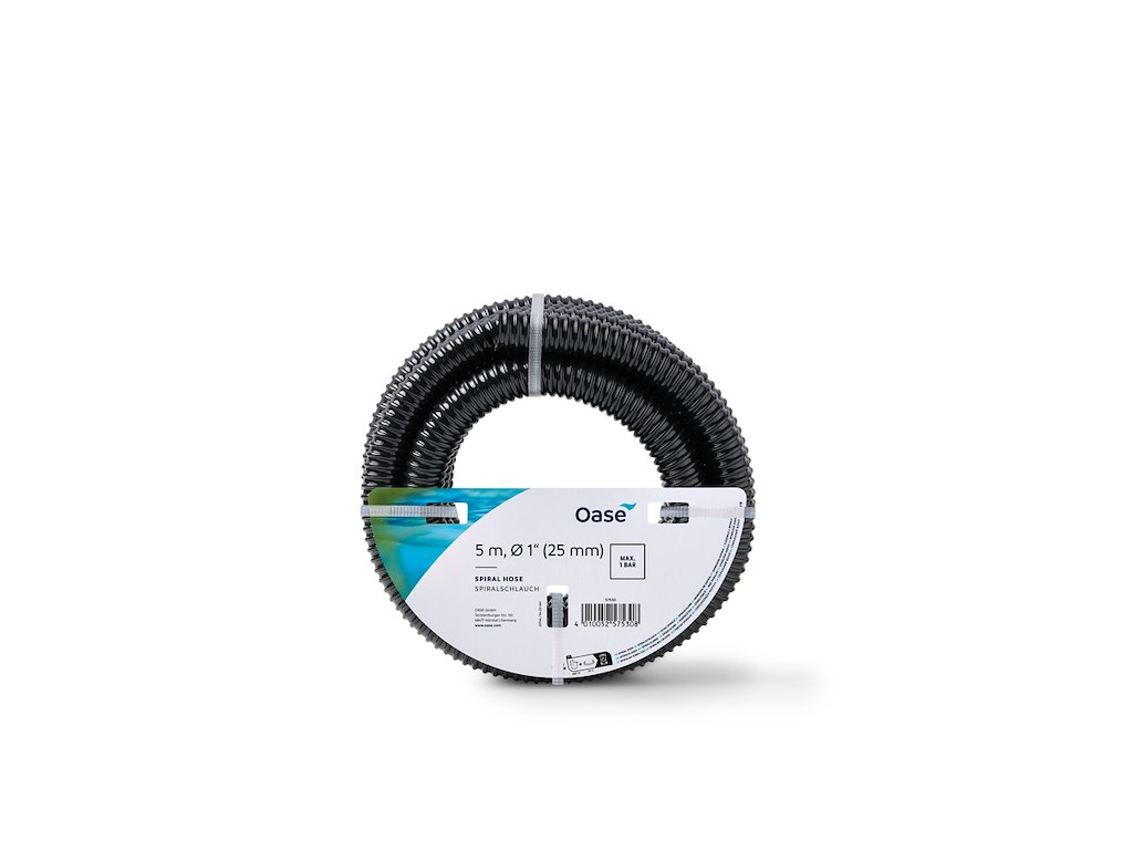 Oase Spiralslange Sort 1" – 5 m