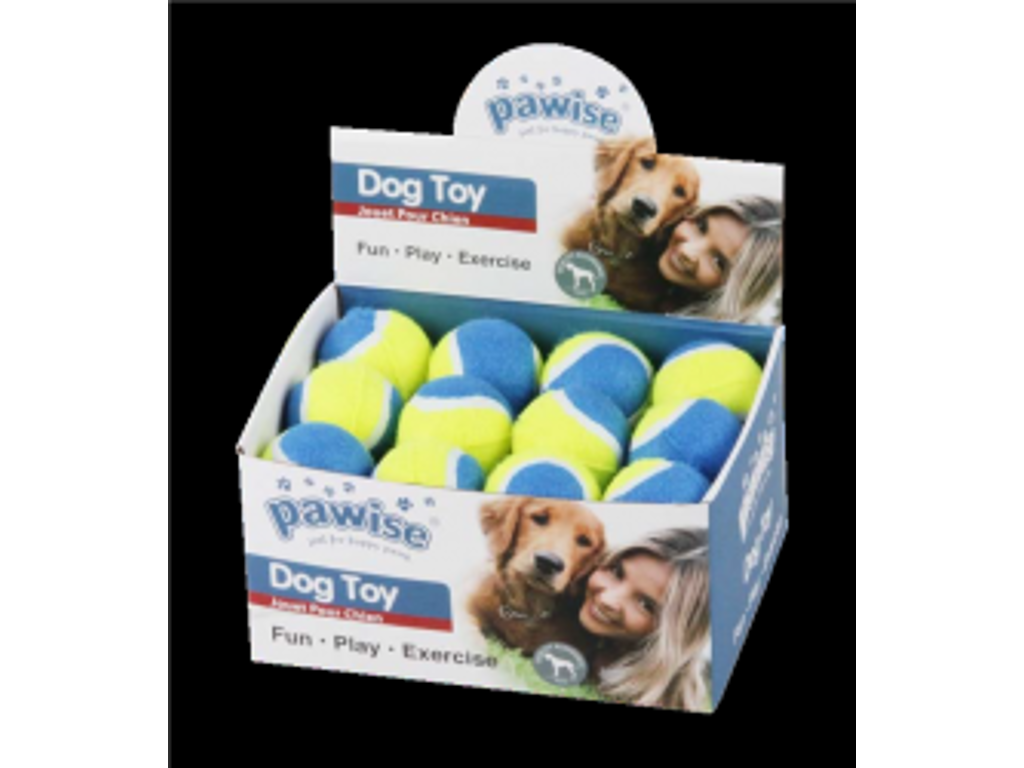 Pawise tennisbold 6,5cm 24 stk