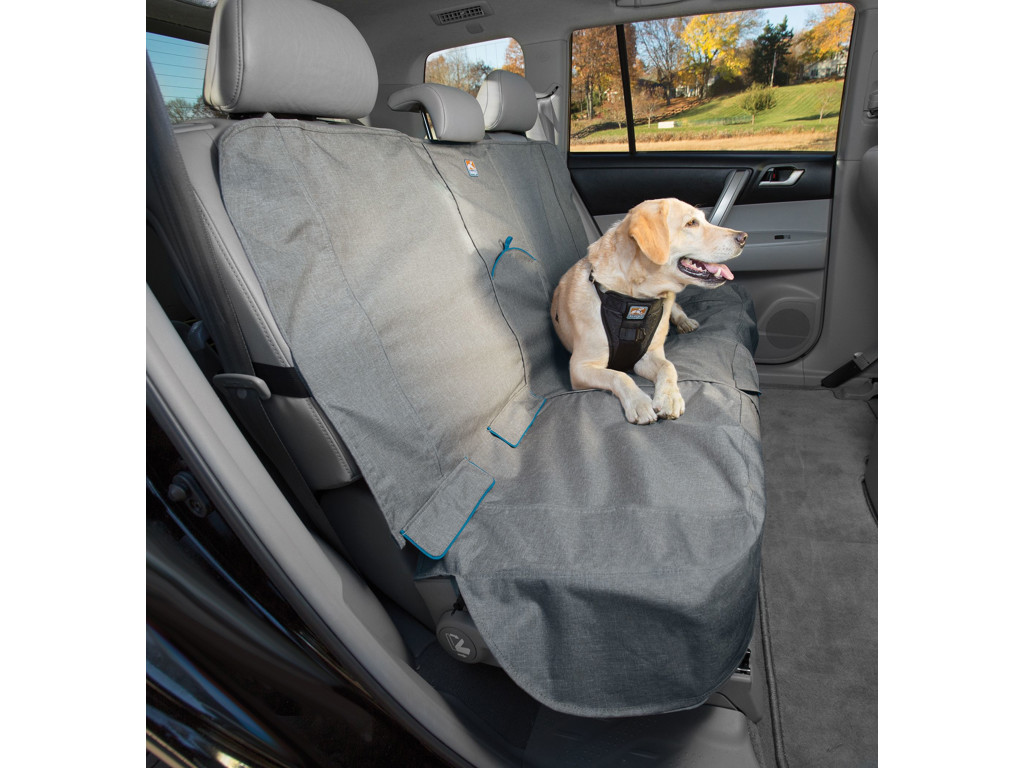 Kurgo sædeovertræk grå/blå