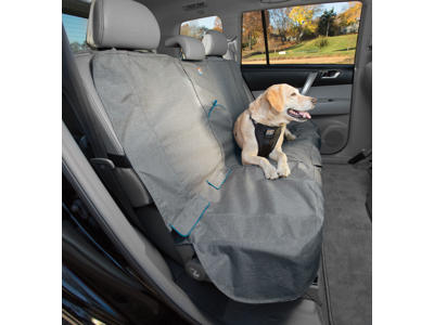 Kurgo sædeovertræk grå/blå