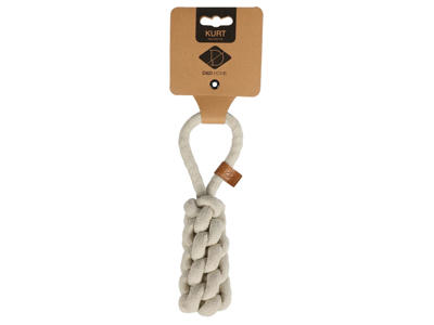 D&D Tov dummy m/løkke 22cm/Ø10mm. Beige