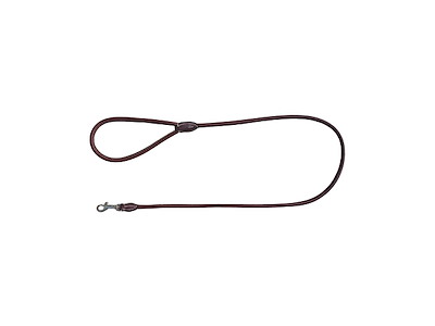 Trixie Walker Rund Line i Læder – Brun 6 mm / 120 cm