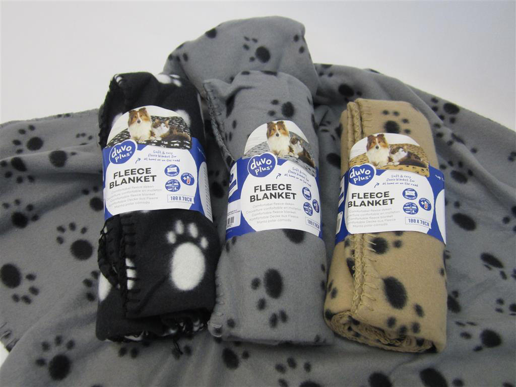 Hundetæppe "poter" 100x70 cm