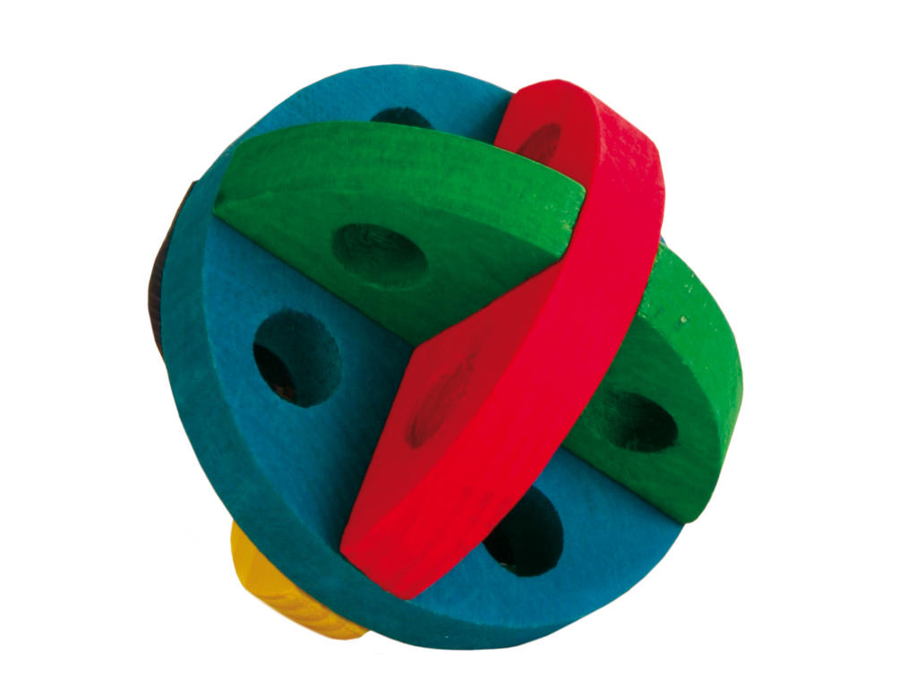 Aktivitetsbold i træ t Ø8,5cm